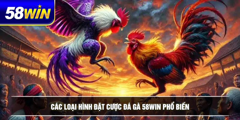 cac loai hinh dat cuoc da ga 58win pho bien