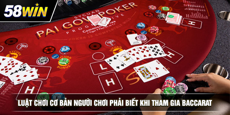 luat choi co ban nguoi choi phai biet khi tham gia baccarat